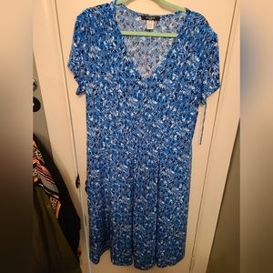 Blue dress